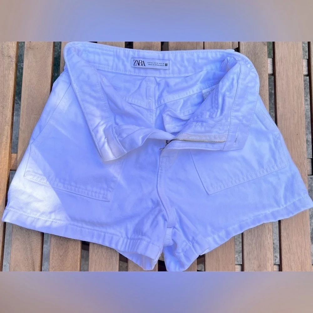ZARA Denim Bermuda Shorts